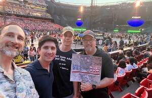 Timothy attended Coldplay - Music of the Spheres World Tour on Jun 1st 2022 via VetTix 
