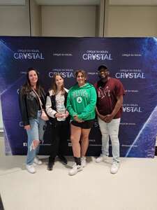 Jennifer attended Cirque Du Soleil: Crystal on Jun 2nd 2022 via VetTix 