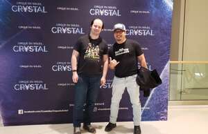 Elison attended Cirque Du Soleil: Crystal on Jun 2nd 2022 via VetTix 