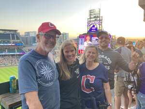 Kimberly attended Colorado Rockies - MLB vs Cleveland Guardians on Jun 14th 2022 via VetTix 