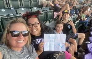 Melissa attended Colorado Rockies - MLB vs Los Angeles Dodgers on Jun 28th 2022 via VetTix 