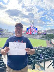Tohn attended Colorado Rockies - MLB vs Los Angeles Dodgers on Jun 28th 2022 via VetTix 