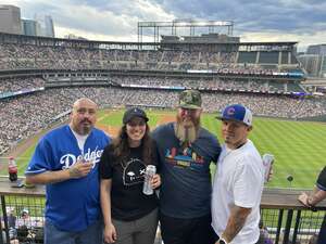Jason attended Colorado Rockies - MLB vs Los Angeles Dodgers on Jun 29th 2022 via VetTix 