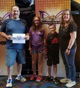 Rusty attended The Masked Singer National Tour 2022 on Jun 9th 2022 via VetTix 