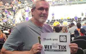 Richard attended Phoenix Mercury - WNBA vs Los Angeles Sparks on Jun 5th 2022 via VetTix 