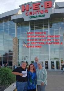 Bob Hall attended The Sounds of the 60's Tour -the Drifters, the Platters & the Coasters on Jun 11th 2022 via VetTix 