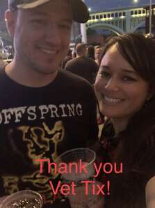 Christopher attended Flogging Molly & The Interrupters on Jun 19th 2022 via VetTix 