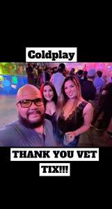 Jonathan attended Coldplay - Music of the Spheres World Tour on Jun 5th 2022 via VetTix 