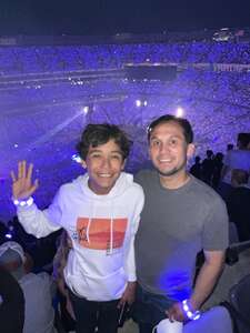 Marcos attended Coldplay - Music of the Spheres World Tour on Jun 5th 2022 via VetTix 