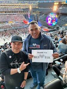 Angel attended Coldplay - Music of the Spheres World Tour on Jun 5th 2022 via VetTix 