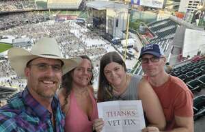 Jeremy attended Zac Brown Band: Out in the Middle Tour on Jun 17th 2022 via VetTix 