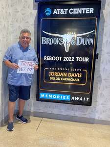 felipe attended Brooks & Dunn: Reboot Tour 2022 on Jun 11th 2022 via VetTix 