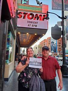 Click To Read More Feedback from Stomp (touring)