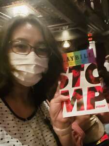 Kimiko attended Stomp (touring) on Jun 8th 2022 via VetTix 