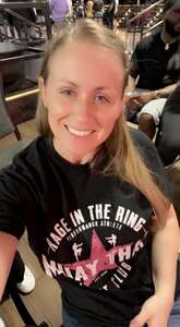 Samantha attended Rage in the Cage Presents: Rage in the Ring X - Live Muay Thai on Jun 24th 2022 via VetTix 