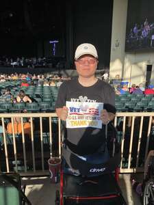 Seung attended Chicago and Brian Wilson With Al Jardine and Blondie Chaplin on Jun 24th 2022 via VetTix 