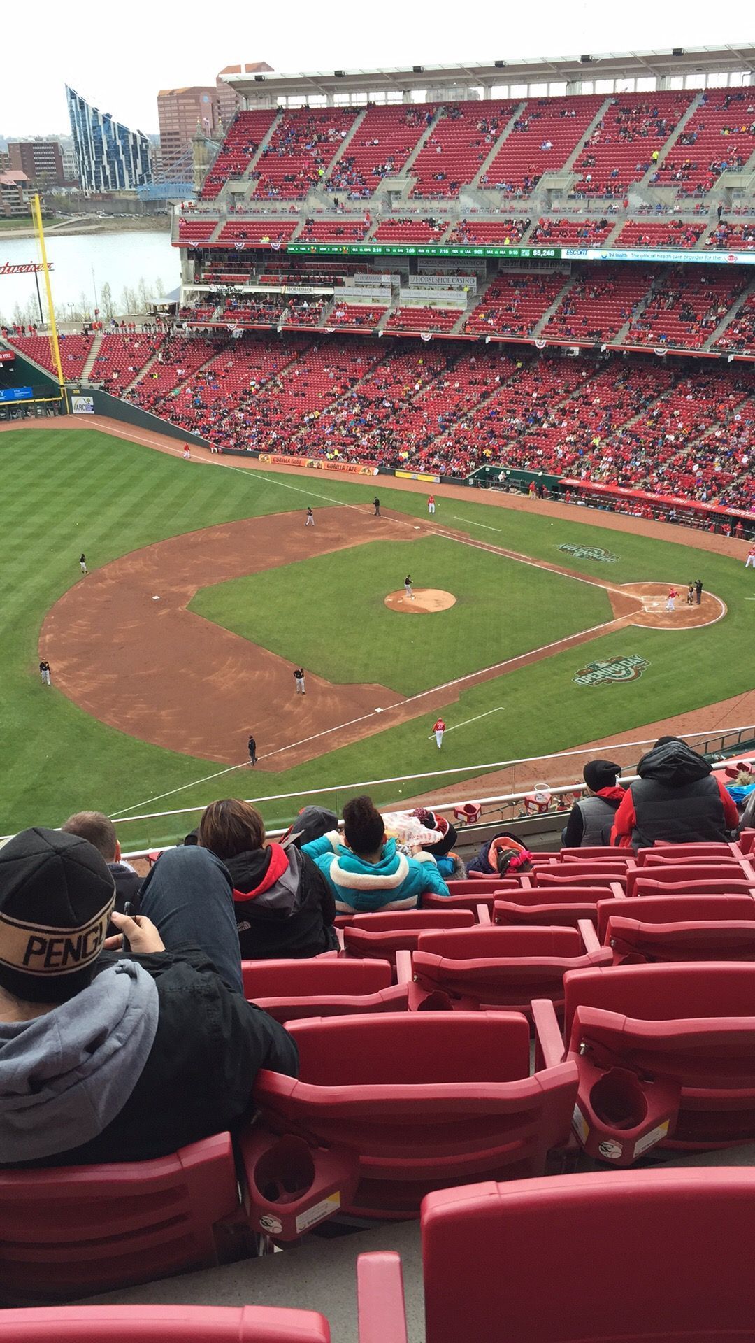 Section 414 at Great American Ball Park 