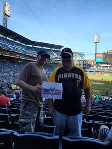Dustin attended Pittsburgh Pirates - MLB vs Chicago Cubs on Jun 21st 2022 via VetTix 