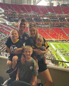 Atlanta Falcons game with my family