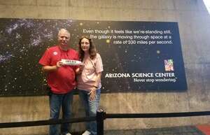 Jim attended AZ Science Center and Special Exhibit on Jun 24th 2022 via VetTix 
