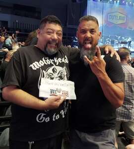 Jose attended Outlaw Ft: Willie Nelson, Nathaniel Rateliff & the Night Sweats & More on Jun 25th 2022 via VetTix 