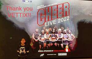 Vanessa attended Cheer Live on Jul 1st 2022 via VetTix 