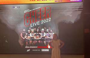 Amy attended Cheer Live on Jul 1st 2022 via VetTix 