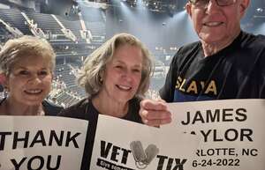 Carl attended James Taylor & His All-star Band on Jun 24th 2022 via VetTix 