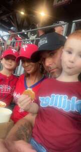 Jessica attended Philadelphia Phillies - MLB vs Washington Nationals on Jul 5th 2022 via VetTix 
