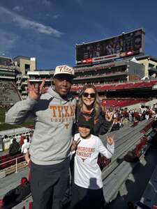 Texas v Arkansas football game