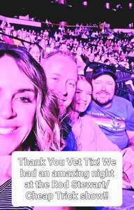 Michael attended Rod Stewart With Special Guest Cheap Trick on Jul 8th 2022 via VetTix 