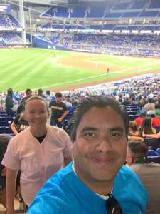 alfredo attended Miami Marlins - MLB vs Cincinnati Reds on Aug 1st 2022 via VetTix 