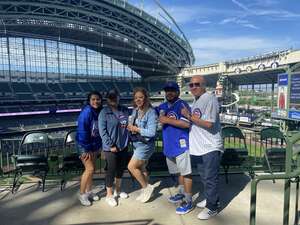 Laura attended Milwaukee Brewers - MLB vs Chicago Cubs on Jul 6th 2022 via VetTix 
