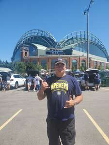 Gregory attended Milwaukee Brewers - MLB vs Pittsburgh Pirates on Jul 9th 2022 via VetTix 