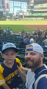 Aaron attended Milwaukee Brewers - MLB vs Pittsburgh Pirates on Jul 9th 2022 via VetTix 