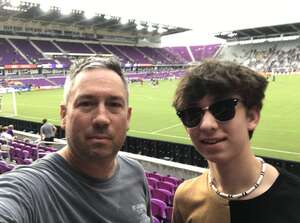 Stephen attended Orlando City SC - MLS vs Inter Miami CF on Jul 9th 2022 via VetTix 