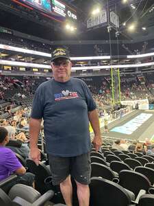 Terry attended Arizona Rattlers vs. Vegas Knight Hawks on Jul 10th 2022 via VetTix 