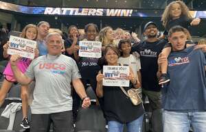 Stephen C attended Arizona Rattlers vs. Vegas Knight Hawks on Jul 10th 2022 via VetTix 