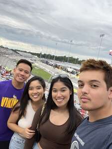 Justino attended Federated Auto Parts 400 | NASCAR Cup Series on Aug 14th 2022 via VetTix 