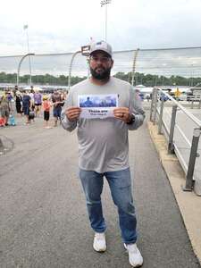Jeremey attended Federated Auto Parts 400 | NASCAR Cup Series on Aug 14th 2022 via VetTix 