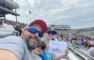 Jeremy attended Federated Auto Parts 400 | NASCAR Cup Series on Aug 14th 2022 via VetTix 