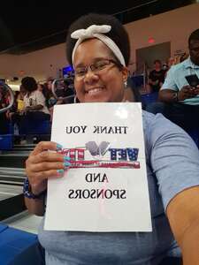VaRonica attended Dallas Wings - WNBA vs Las Vegas Aces on Aug 4th 2022 via VetTix 