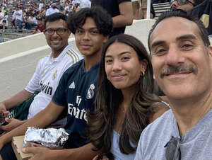 Steve attended Real Madrid vs. Juventus on Jul 30th 2022 via VetTix 