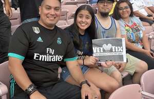 Samuel attended Real Madrid vs. Juventus on Jul 30th 2022 via VetTix 