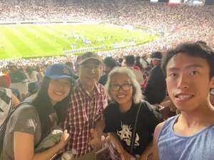 Ka Chun attended Real Madrid vs. Juventus on Jul 30th 2022 via VetTix 