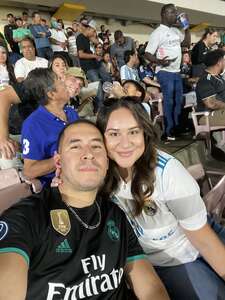 Alejandro attended Real Madrid vs. Juventus on Jul 30th 2022 via VetTix 