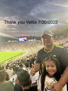 Rigoberto attended Real Madrid vs. Juventus on Jul 30th 2022 via VetTix 