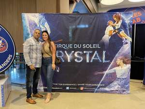 Osvaldo attended Cirque Du Soleil: Crystal on Jul 23rd 2022 via VetTix 