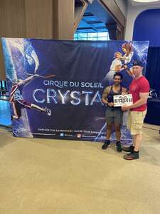 Steven attended Cirque Du Soleil: Crystal on Jul 23rd 2022 via VetTix 