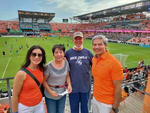 Fred attended Houston Dynamo FC - MLS vs Minnesota United on Jul 23rd 2022 via VetTix 